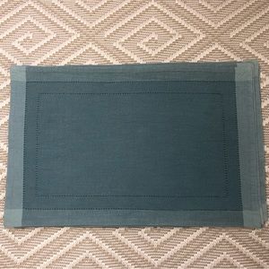 Pottery Barn Placemats Set of 9 Robin's Egg Blue Bundle